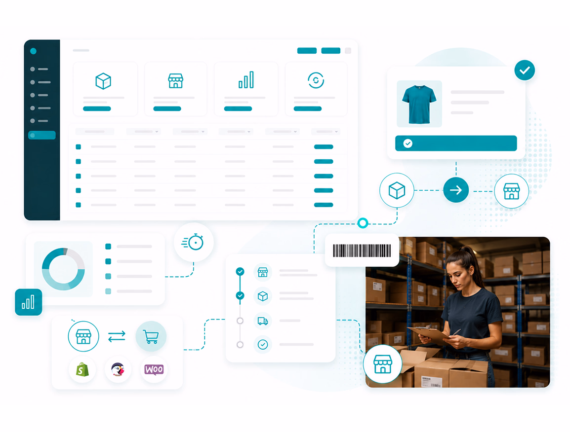 Stock multi-boutiques consolidé dans Sliderz